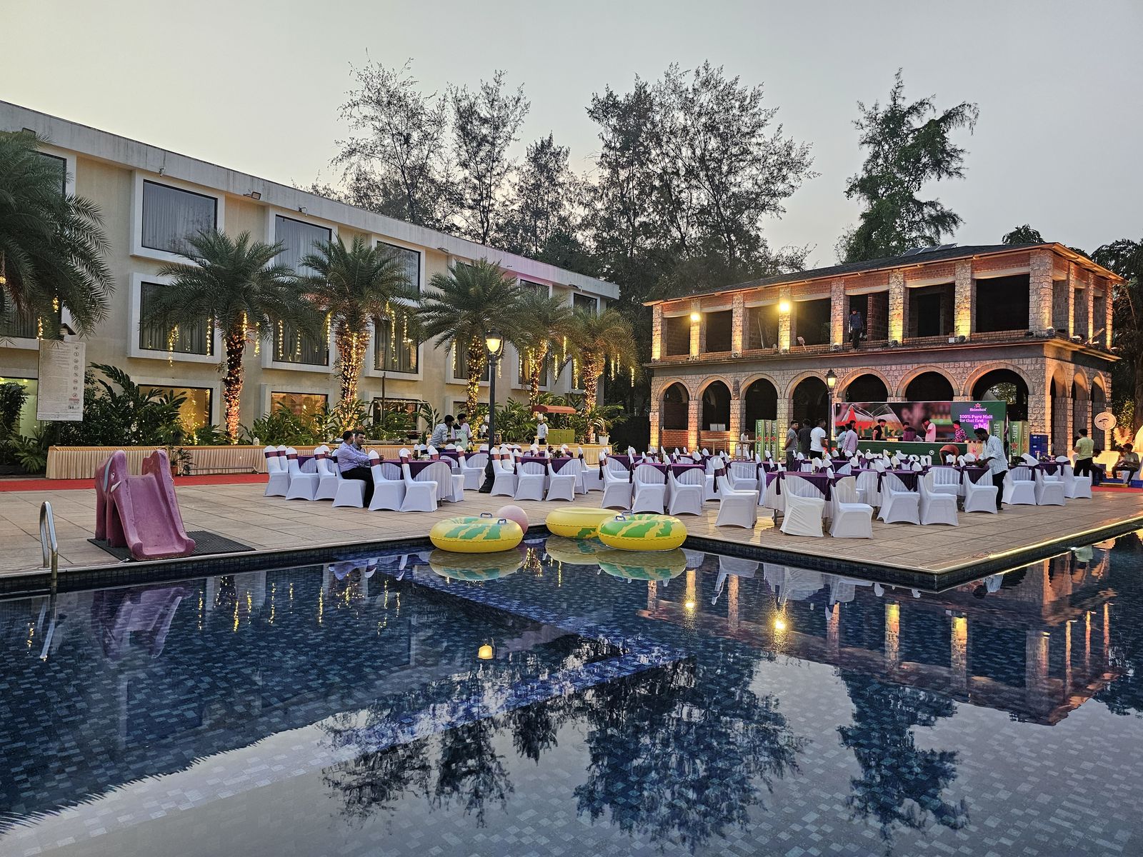 Pool Deck at UVA Meridian Convention Centre
