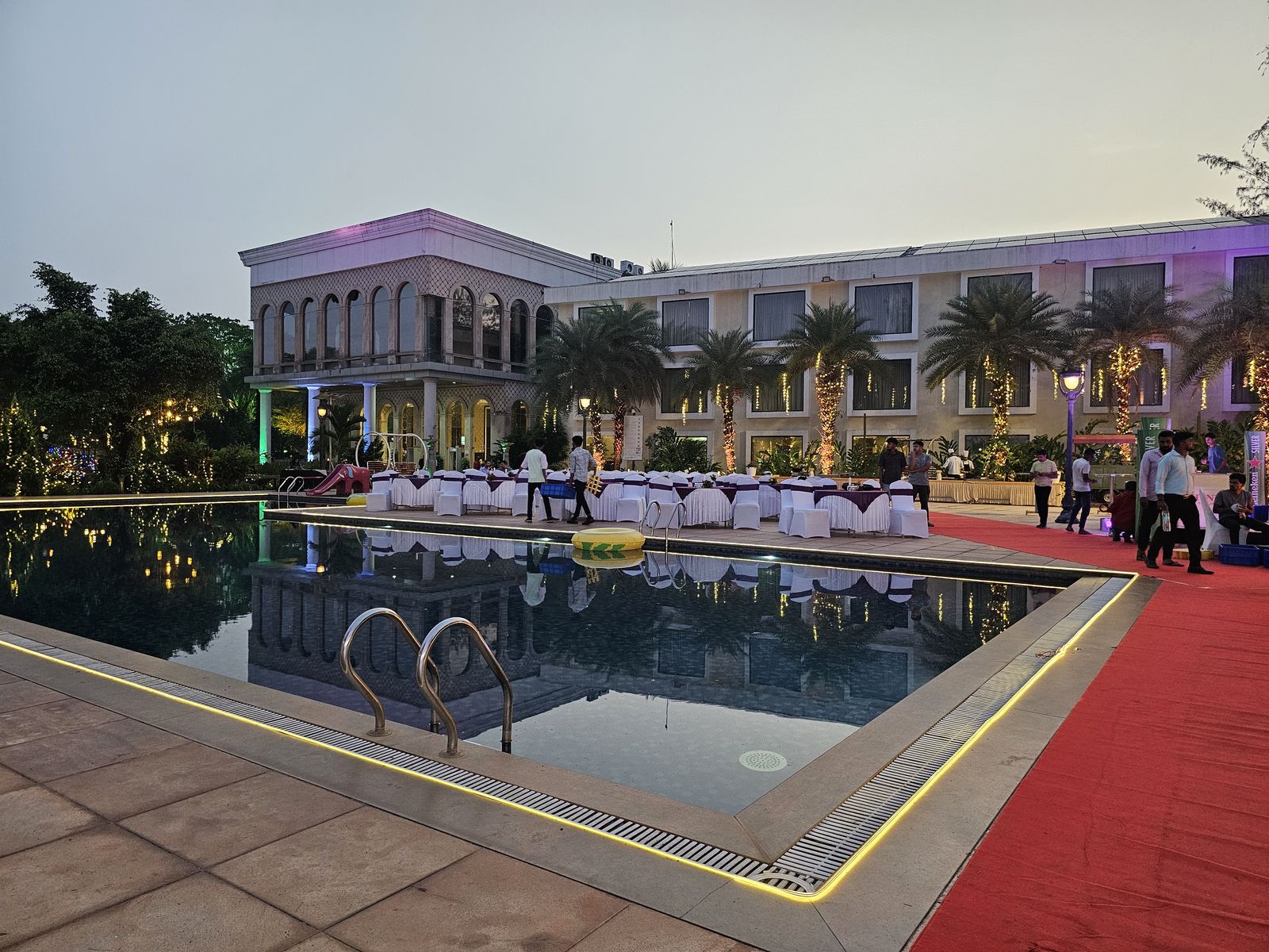 Pool Deck at UVA Meridian Convention Centre