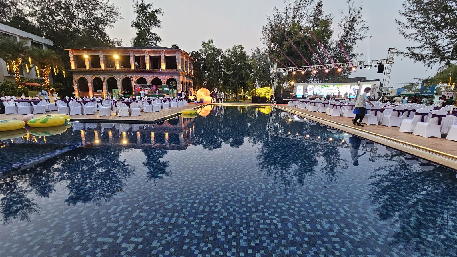 Pool Deck at UVA Meridian Convention Centre