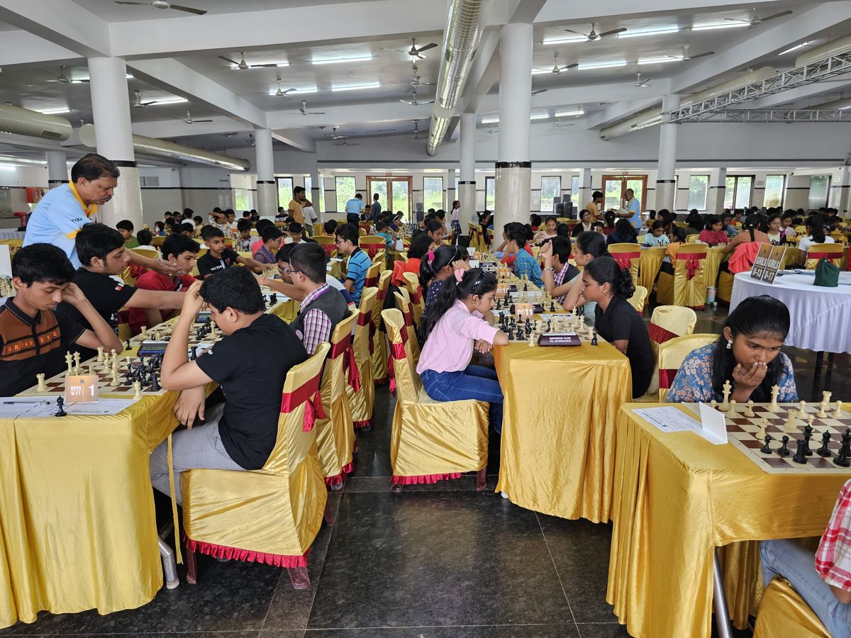 Chess championship across the hall