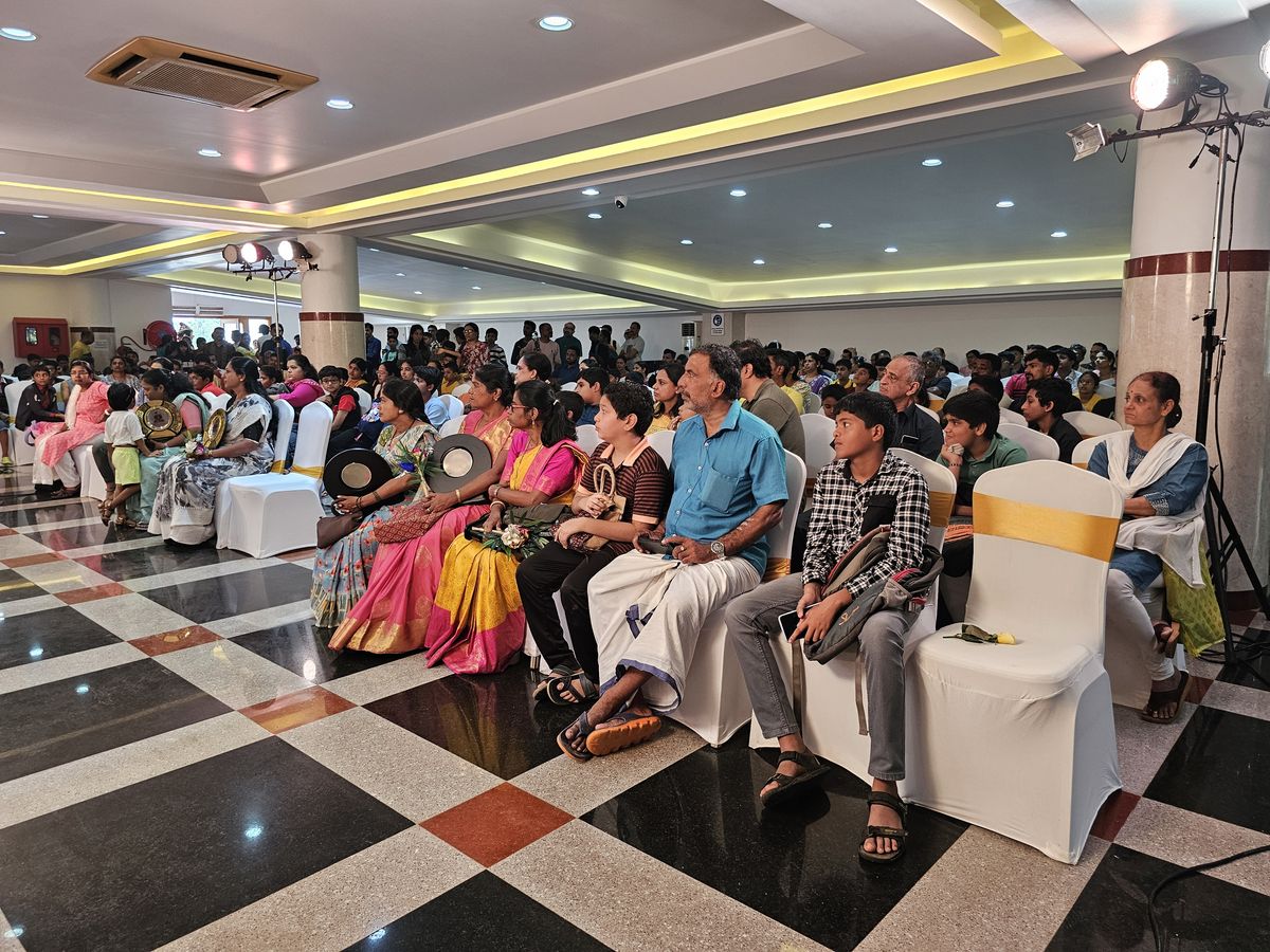 Audience at the chess championship