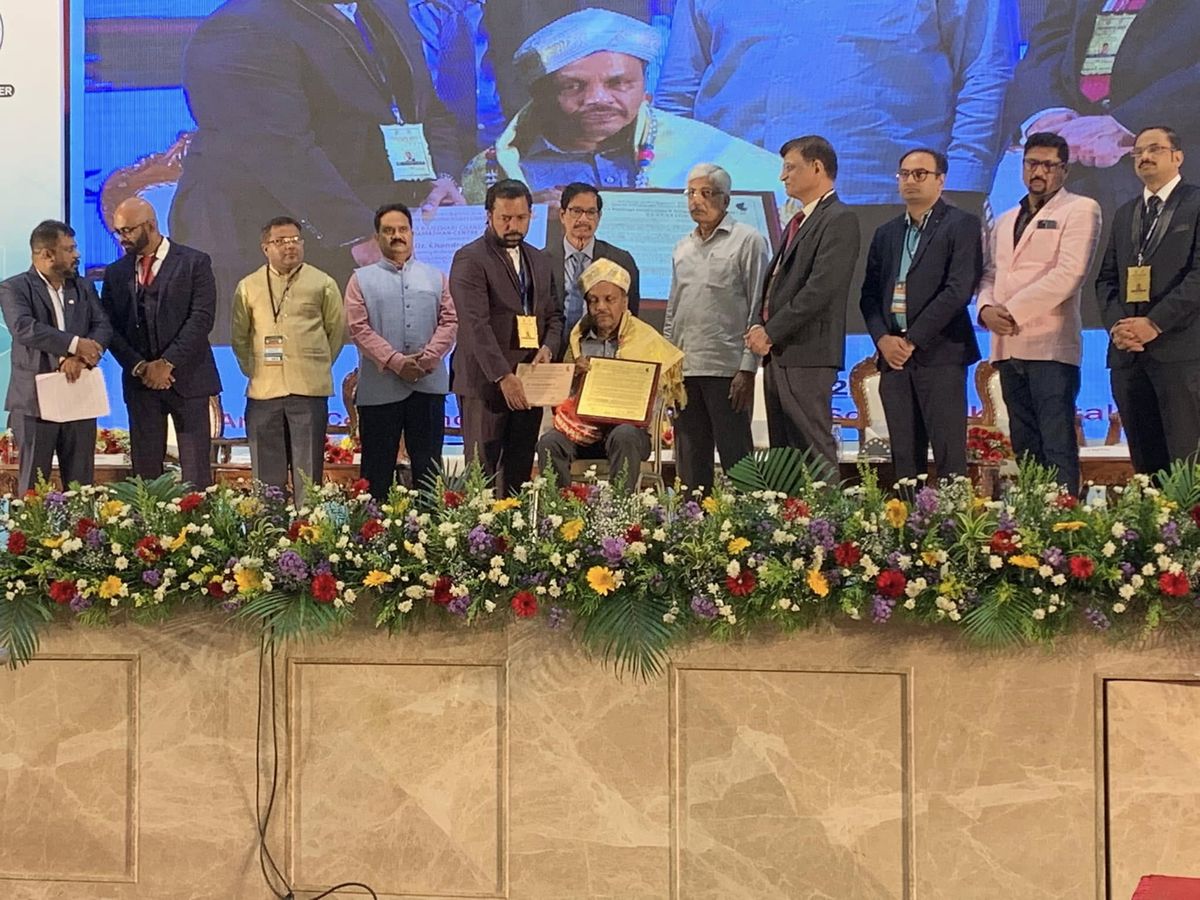 Award presentation at KANCIPS 2022