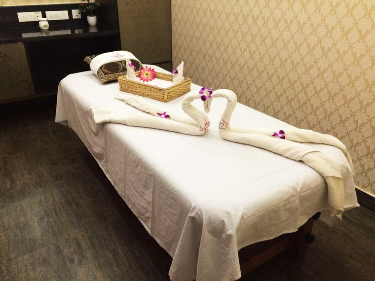 Spa treatment room