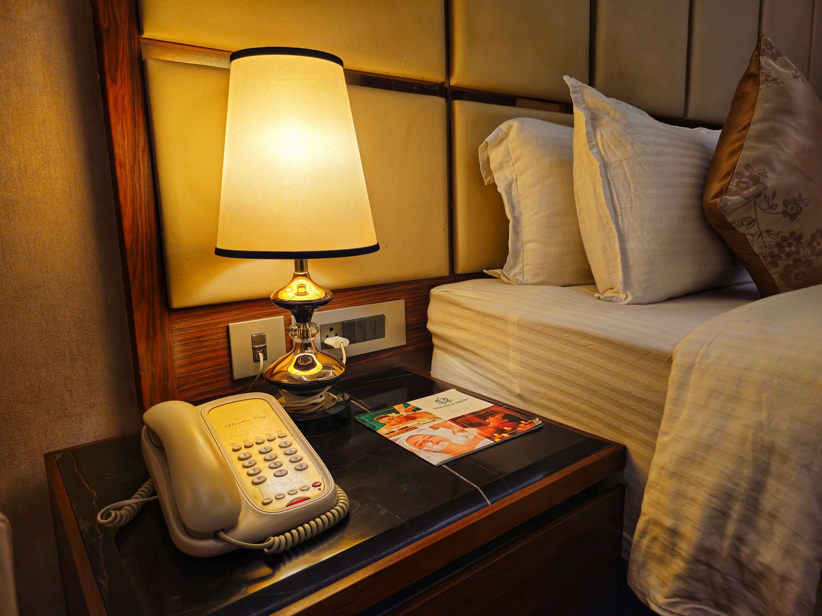 In-Room Dining setup in a UVA Meridian suite