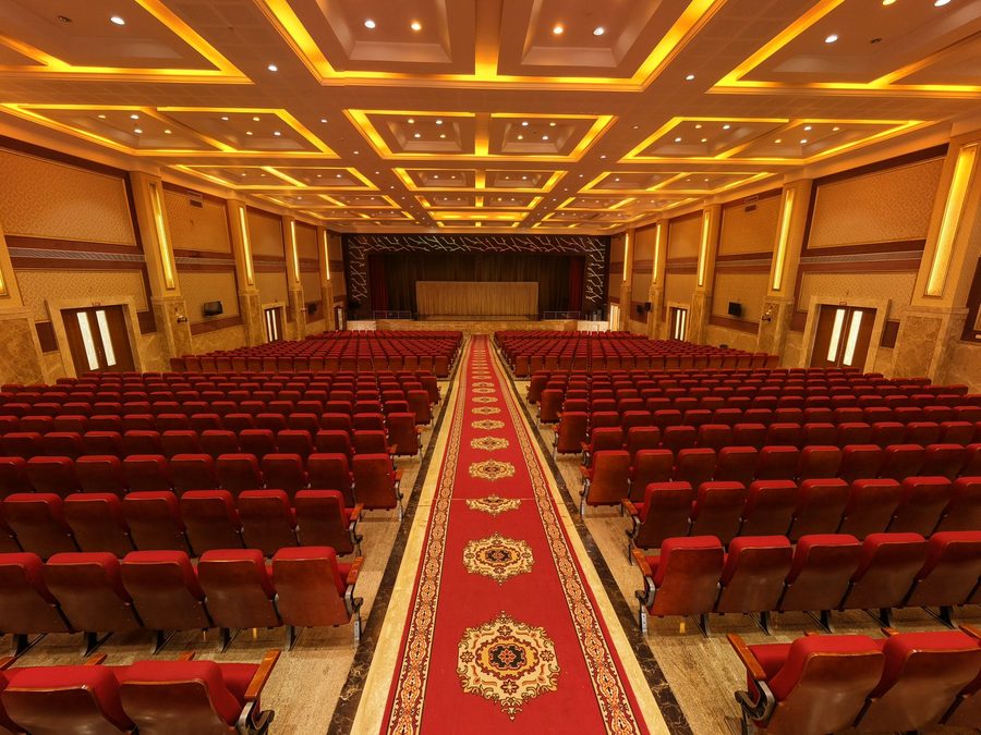 The 1,200-seat auditorium at UVA Meridian Conventions